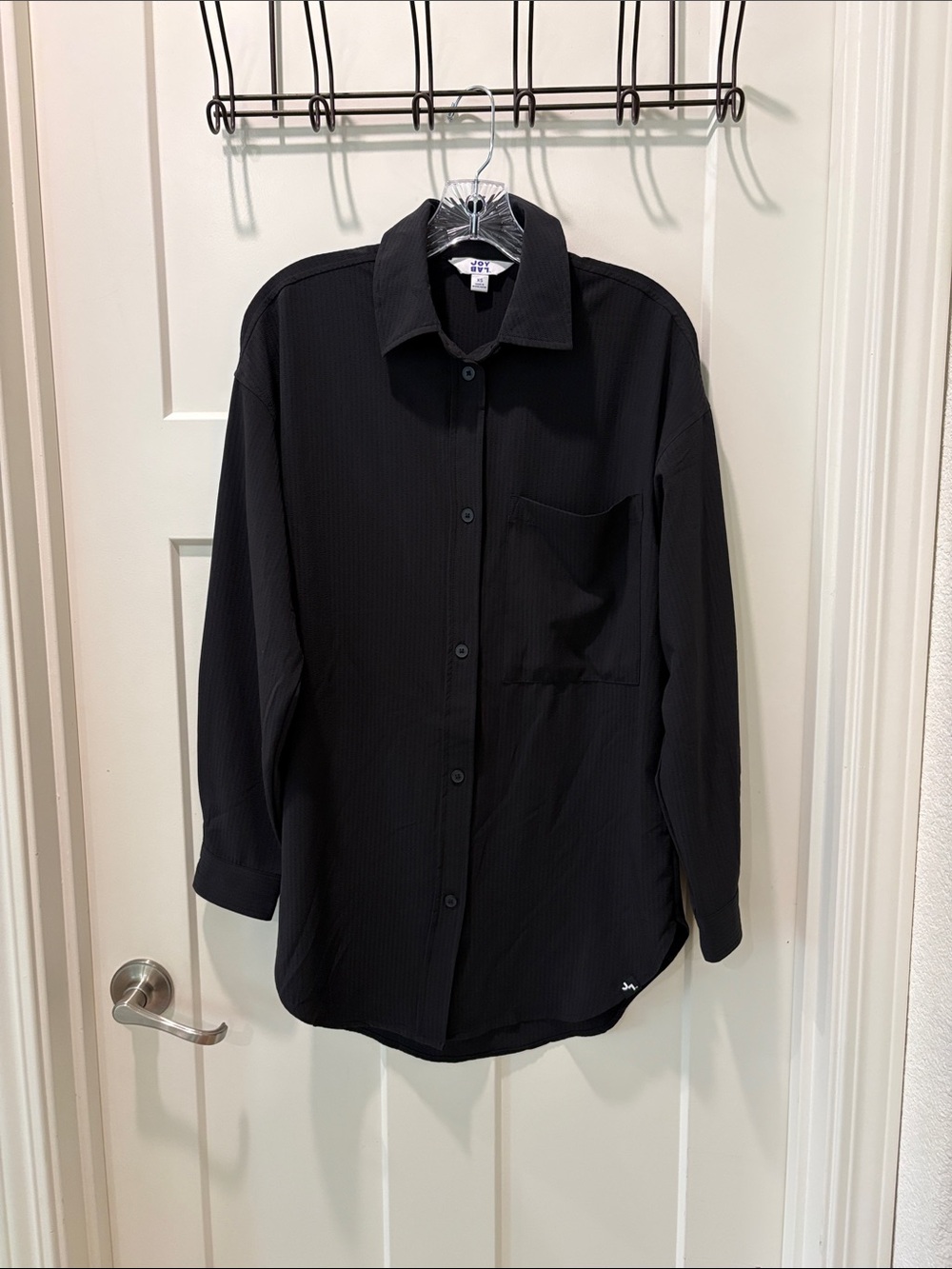 JoyLab Black Women's Button-Down Shirt